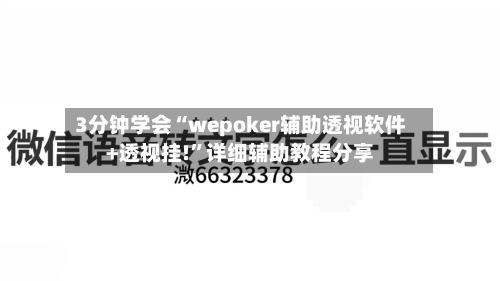 3分钟学会“wepoker辅助透视软件+透视挂!”详细辅助教程分享-第1张图片