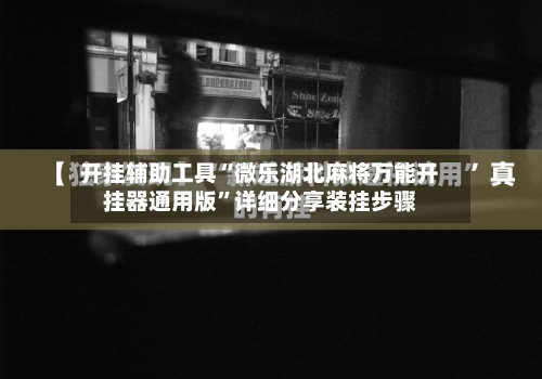 开挂辅助工具“微乐湖北麻将万能开挂器通用版	”详细分享装挂步骤-第1张图片