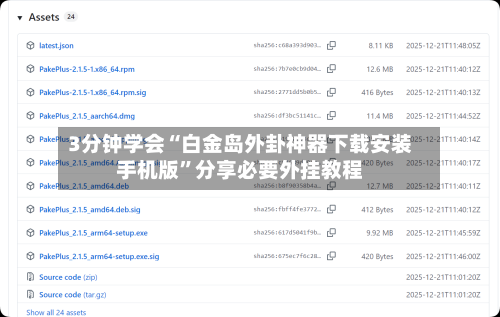 3分钟学会“白金岛外卦神器下载安装手机版”分享必要外挂教程-第1张图片