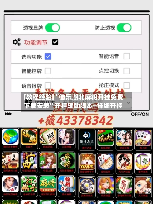 [教程经验]“微乐湖北麻将开挂免费下载安装”开挂辅助脚本+详细开挂-第1张图片