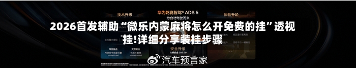 2026首发辅助“微乐内蒙麻将怎么开免费的挂”透视挂!详细分享装挂步骤-第1张图片