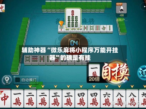 辅助神器“微乐麻将小程序万能开挂器	”的确是有挂-第1张图片