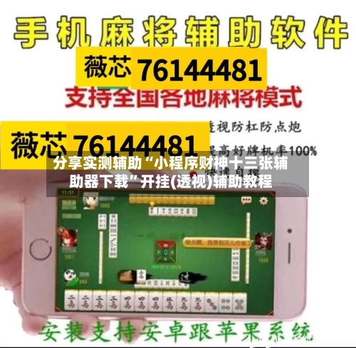 分享实测辅助“小程序财神十三张辅助器下载”开挂(透视)辅助教程-第1张图片