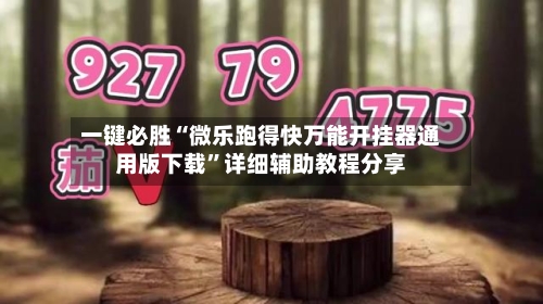 一键必胜“微乐跑得快万能开挂器通用版下载”详细辅助教程分享-第1张图片