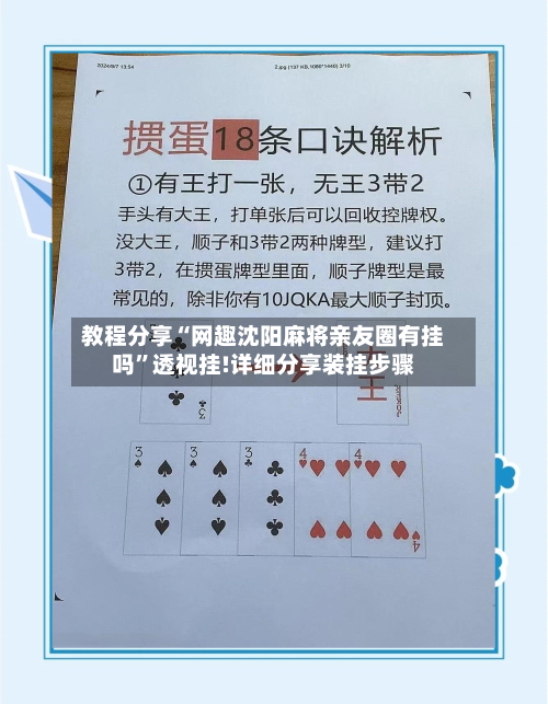 教程分享“网趣沈阳麻将亲友圈有挂吗”透视挂!详细分享装挂步骤-第1张图片
