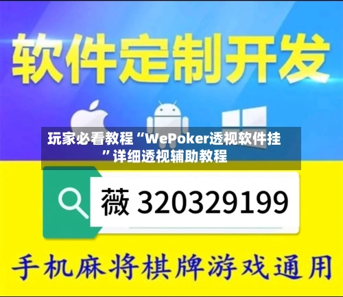 玩家必看教程“WePoker透视软件挂”详细透视辅助教程-第1张图片