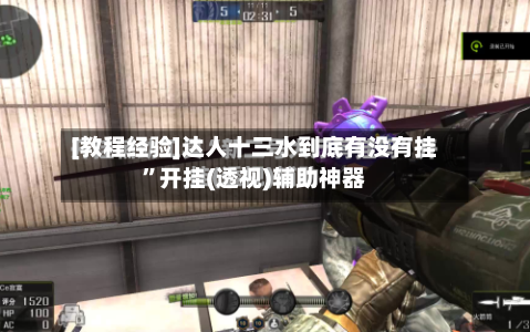 [教程经验]达人十三水到底有没有挂	”开挂(透视)辅助神器-第1张图片