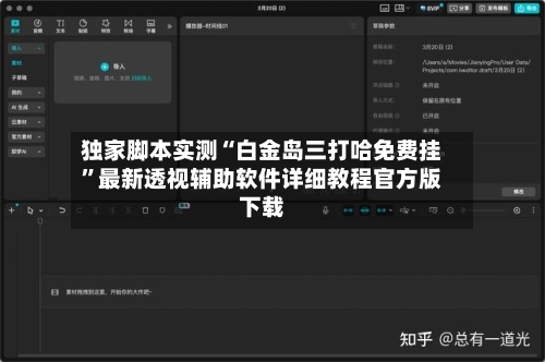 独家脚本实测“白金岛三打哈免费挂”最新透视辅助软件详细教程官方版下载-第1张图片