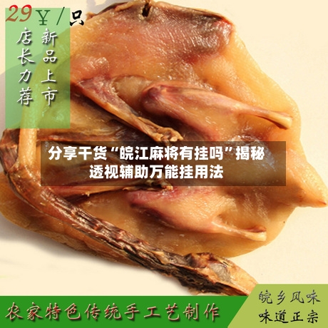 分享干货“皖江麻将有挂吗”揭秘透视辅助万能挂用法-第1张图片