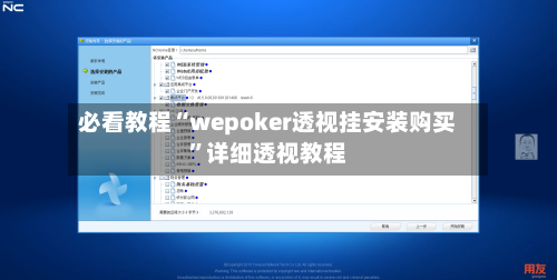 必看教程“wepoker透视挂安装购买”详细透视教程-第1张图片