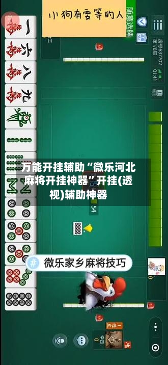 万能开挂辅助“微乐河北麻将开挂神器”开挂(透视)辅助神器-第1张图片
