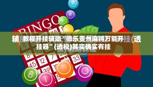 教程开挂辅助“微乐贵州麻将万能开挂器”(透视)其实确实有挂-第1张图片