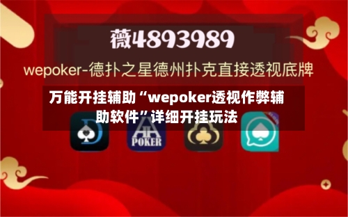 万能开挂辅助“wepoker透视作弊辅助软件”详细开挂玩法-第1张图片