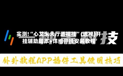 实测!“心艾米大厅透视挂”(透视)开挂辅助脚本+详细开挂安装教程-第1张图片