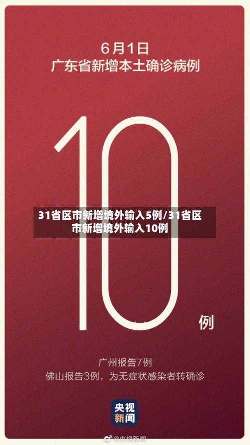 31省区市新增境外输入5例/31省区市新增境外输入10例-第1张图片