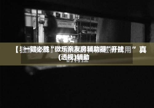 一键必胜“微乐亲友房辅助器”开挂(透视)辅助-第1张图片