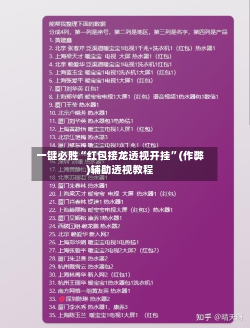 一键必胜“红包接龙透视开挂”(作弊)辅助透视教程-第1张图片