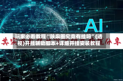 玩家必看教程“陕麻圈究竟有挂吗”(透视)开挂辅助脚本+详细开挂安装教程-第1张图片