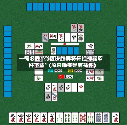 一键必胜“微信决胜麻将开挂神器软件下载”(原来确实是有插件)-第1张图片