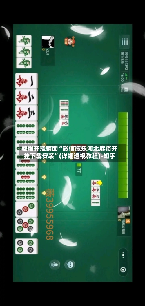 教程开挂辅助“微信微乐河北麻将开挂下载安装”(详细透视教程)-知乎-第1张图片
