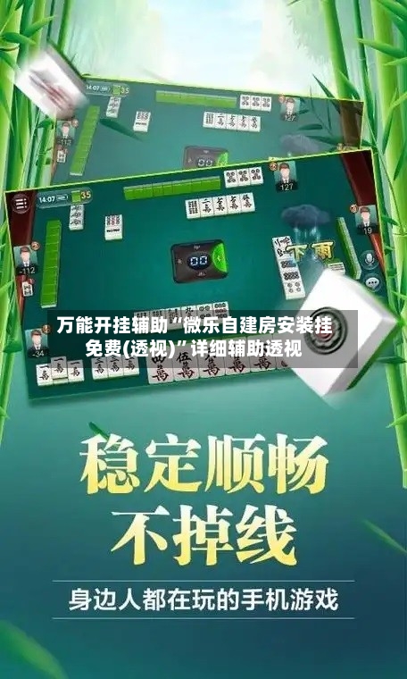 万能开挂辅助“微乐自建房安装挂免费(透视)	”详细辅助透视-第1张图片