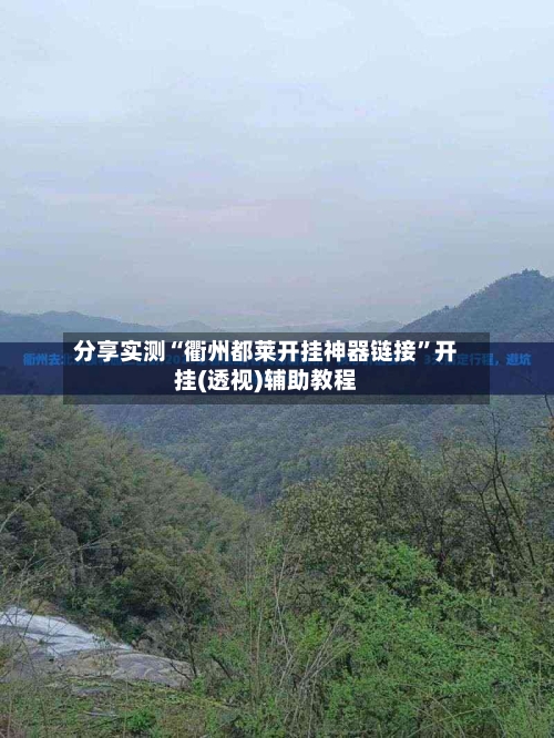 分享实测“衢州都莱开挂神器链接”开挂(透视)辅助教程-第1张图片