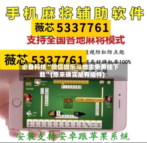 必备科技“微信微乐斗地主免费挂下载”(原来确实是有插件)-第1张图片