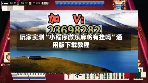 玩家实测“小程序微乐麻将有挂吗	”通用版下载教程-第1张图片