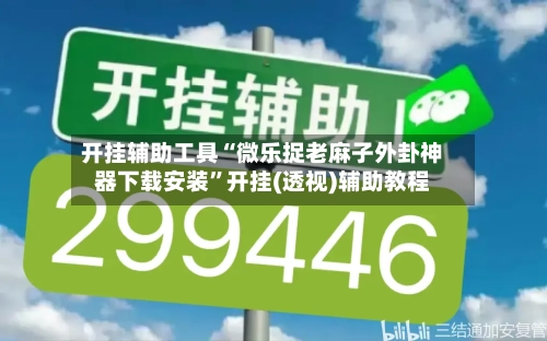 开挂辅助工具“微乐捉老麻子外卦神器下载安装”开挂(透视)辅助教程-第1张图片