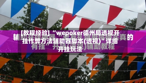 [教程经验] “wepoker德州局透视开挂作弊方法辅助器脚本(透视)”详细开挂玩法-第1张图片