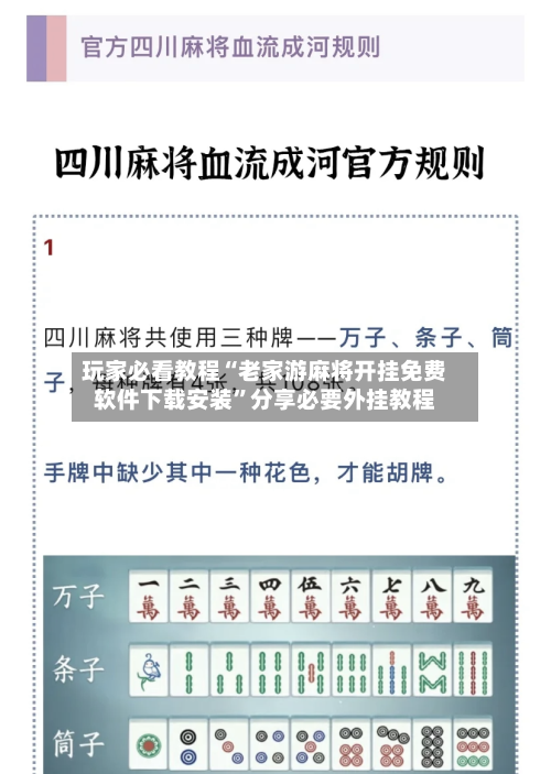 玩家必看教程“老家游麻将开挂免费软件下载安装”分享必要外挂教程-第1张图片