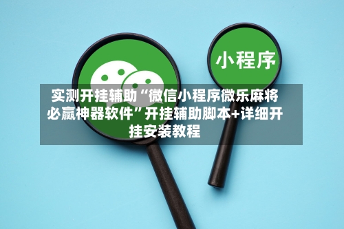 实测开挂辅助“微信小程序微乐麻将必赢神器软件”开挂辅助脚本+详细开挂安装教程-第1张图片