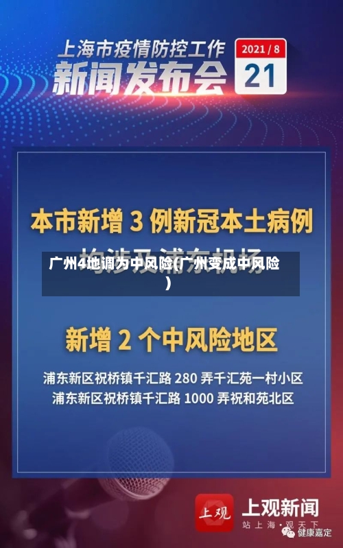 广州4地调为中风险(广州变成中风险)-第1张图片