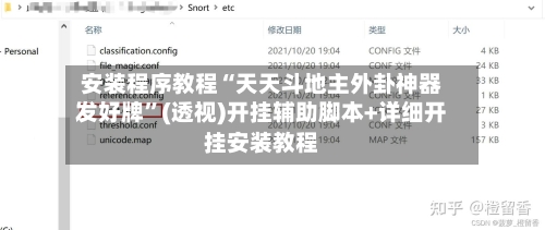 安装程序教程“天天斗地主外卦神器发好牌	”(透视)开挂辅助脚本+详细开挂安装教程-第1张图片