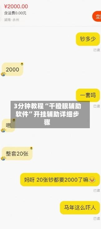 3分钟教程“干瞪眼辅助软件”开挂辅助详细步骤-第1张图片
