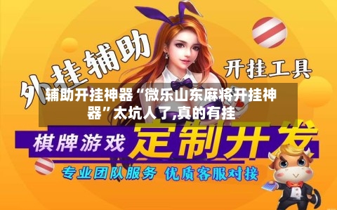 辅助开挂神器“微乐山东麻将开挂神器”太坑人了,真的有挂-第1张图片