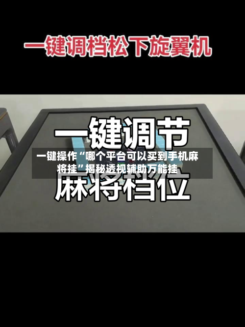 一键操作“哪个平台可以买到手机麻将挂	”揭秘透视辅助万能挂-第1张图片