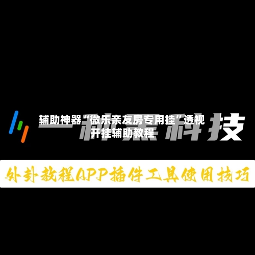 辅助神器“微乐亲友房专用挂”透视开挂辅助教程-第1张图片