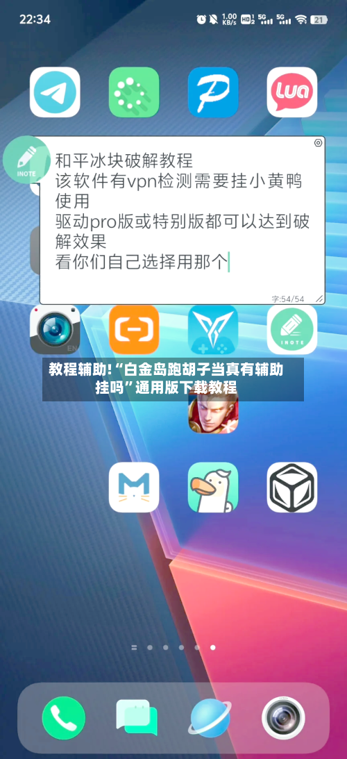 教程辅助!“白金岛跑胡子当真有辅助挂吗”通用版下载教程-第1张图片