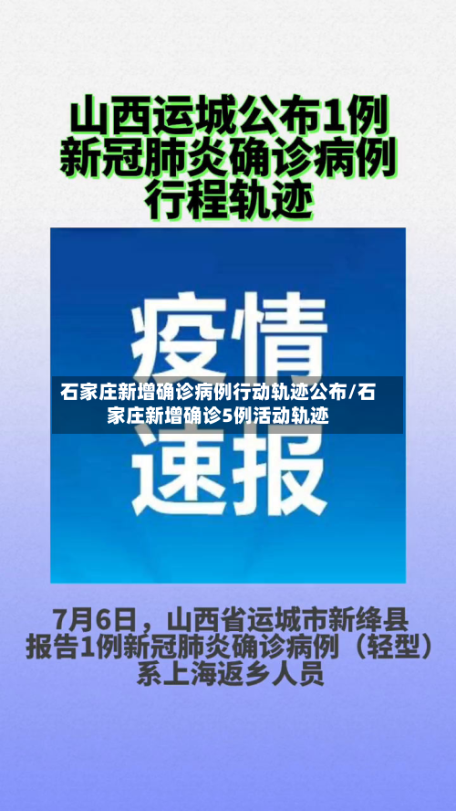 石家庄新增确诊病例行动轨迹公布/石家庄新增确诊5例活动轨迹-第1张图片