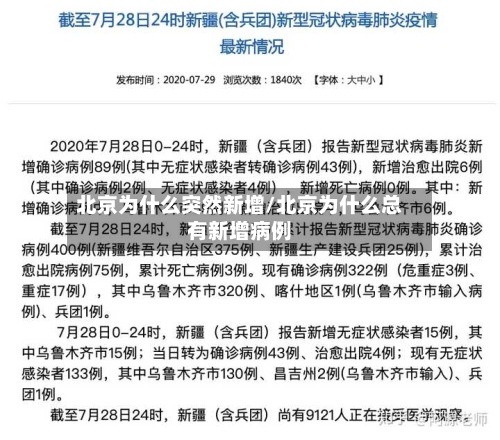 北京为什么突然新增/北京为什么总有新增病例-第1张图片