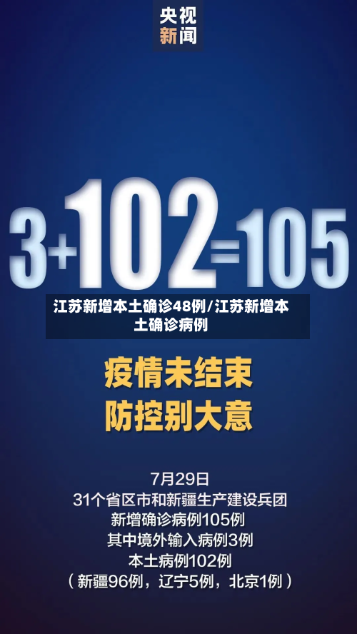 江苏新增本土确诊48例/江苏新增本土确诊病例-第1张图片