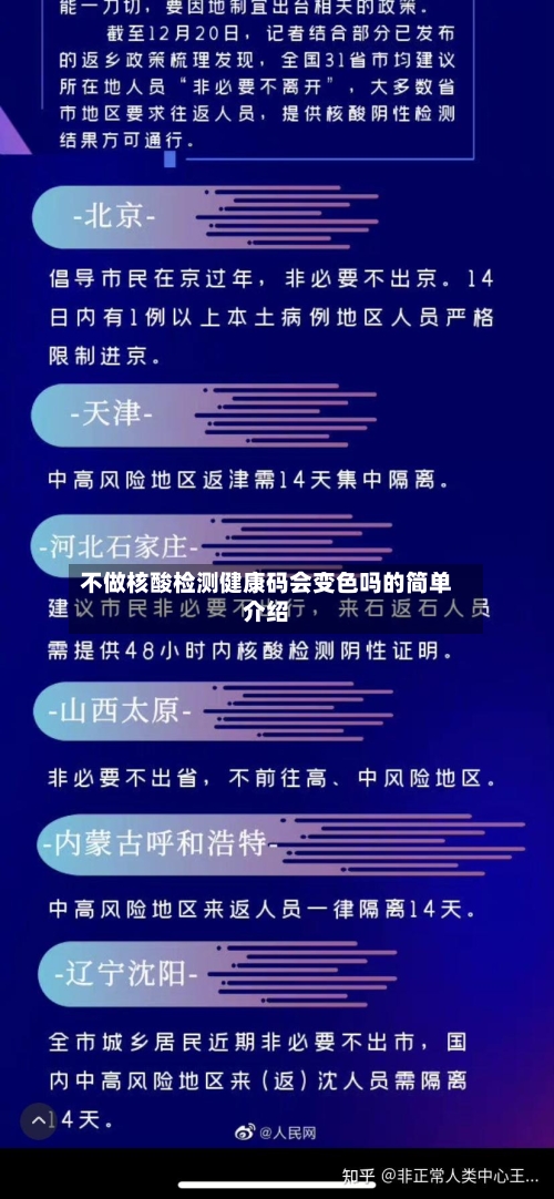 不做核酸检测健康码会变色吗的简单介绍-第1张图片