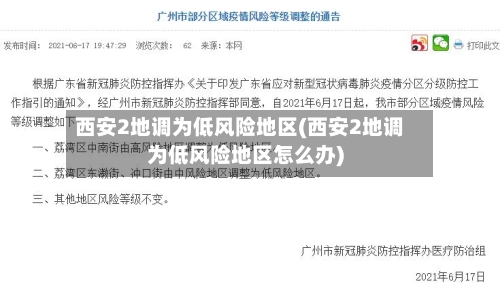 西安2地调为低风险地区(西安2地调为低风险地区怎么办)-第1张图片